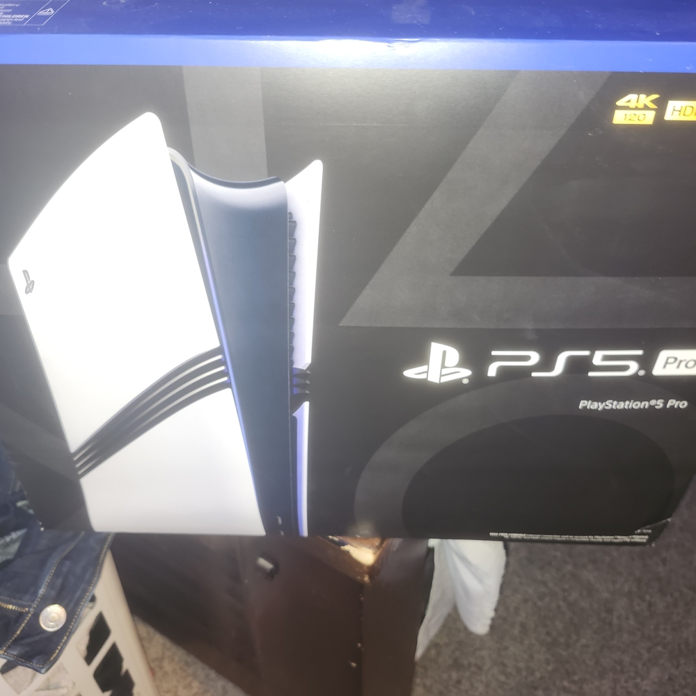Sony PS5 Pro Console - White and Black